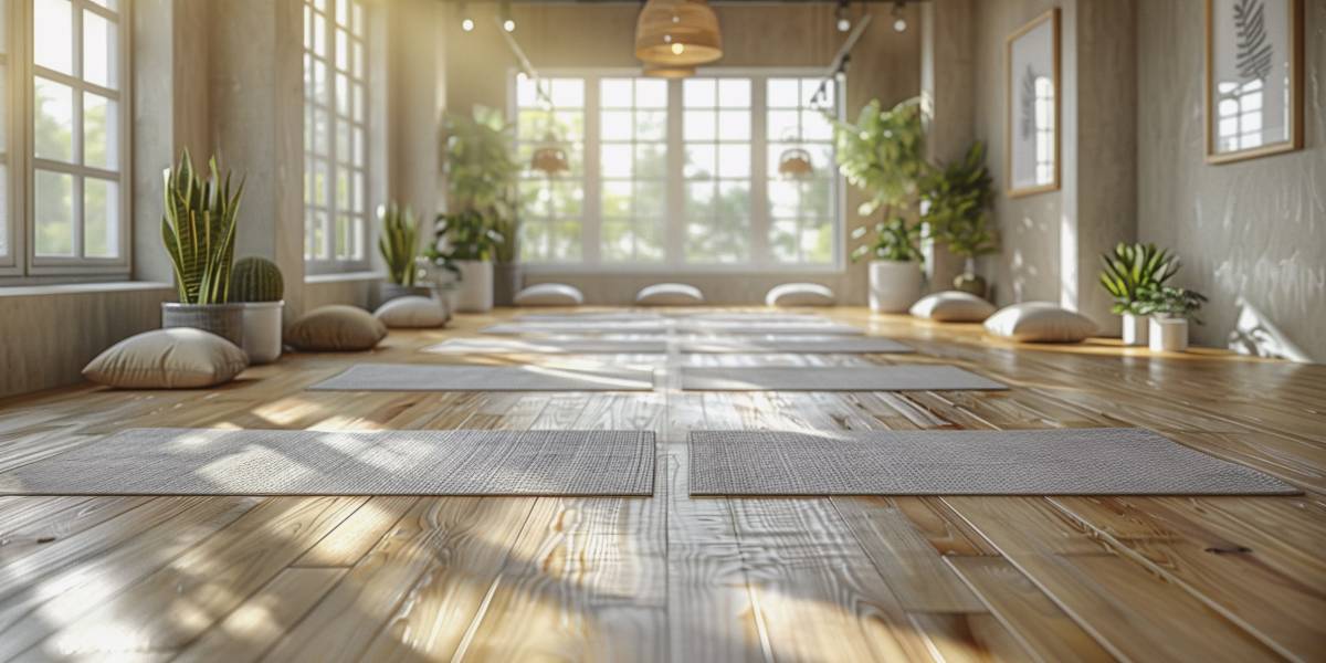 Charming yoga studio