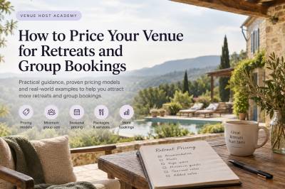 How to Price Your Venue for Retreats and Group Bookings