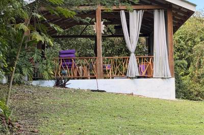 Our Lovely Ananda Pavilion, Balance Point Wellness Belize, Bullet Tree Falls