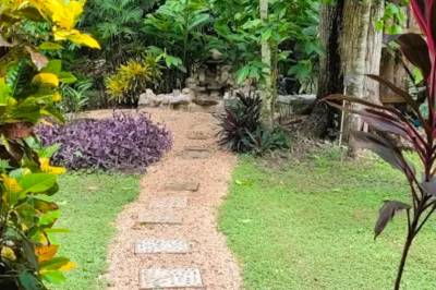 Our garden spa, Balance Point Wellness Belize, Bullet Tree Falls
