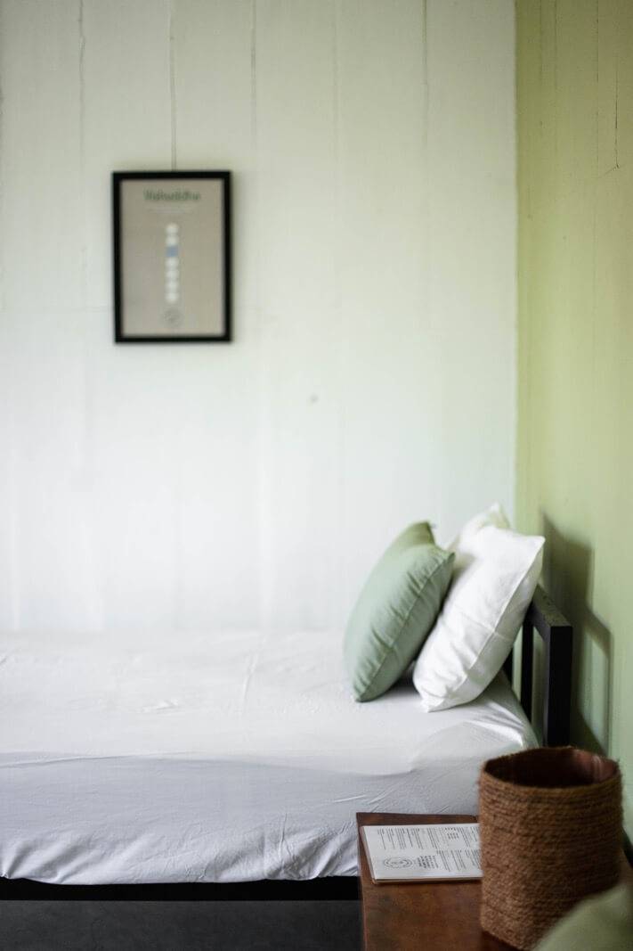 Bedroom, Green Peace Inn - Vegan Beachfront Retreat Venue, Weligama