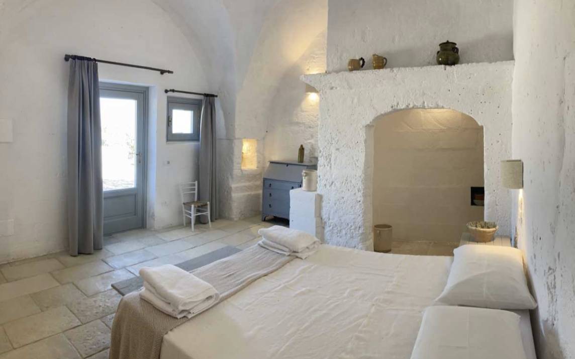 Ensuite bedroom, Masseria Specula Puglia, Manduria